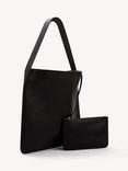 Gerard Darel Lady Leather Tote Handbag, Black