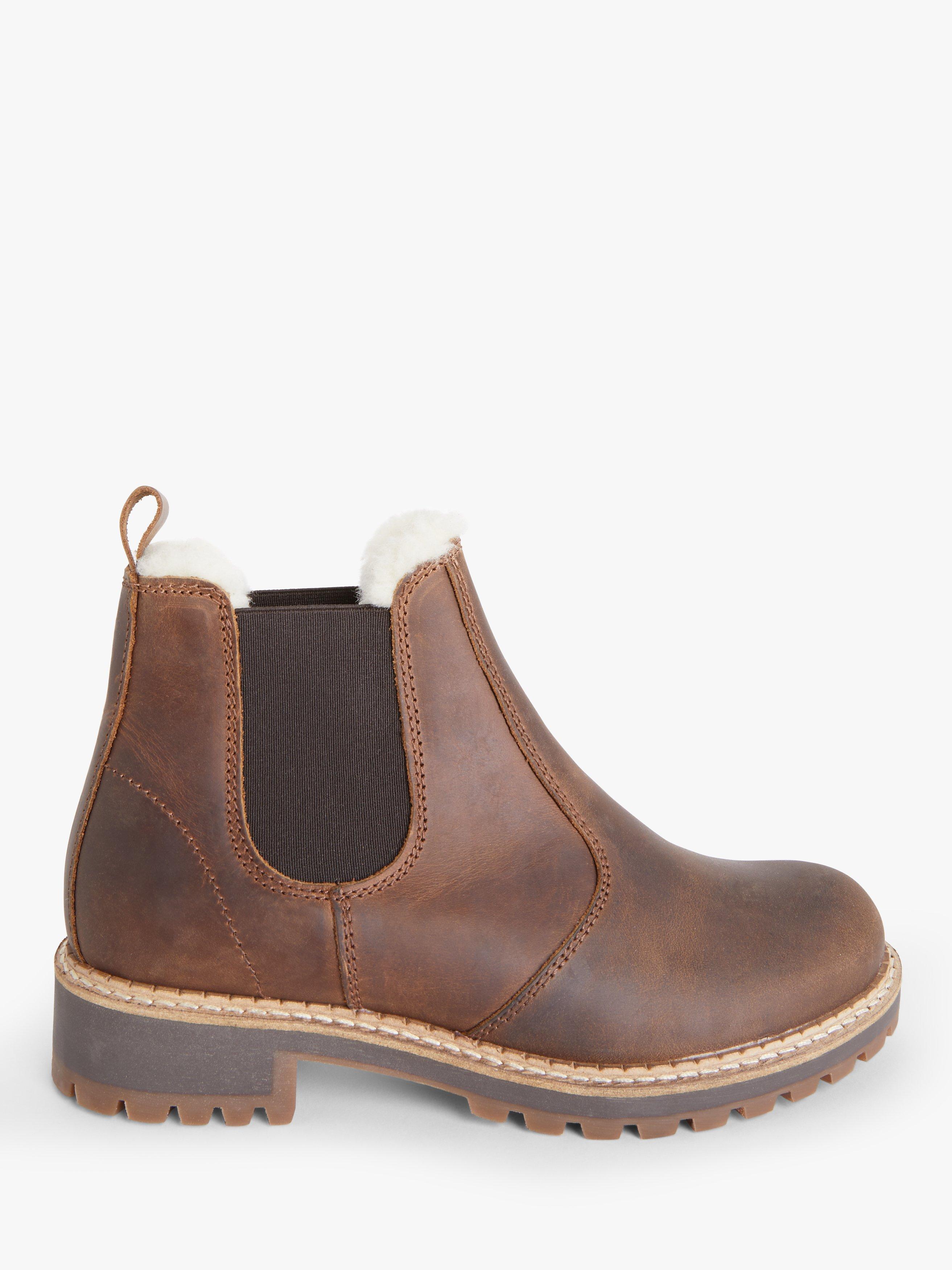 John Lewis Primrose Leather Water Repellent Chelsea Boots