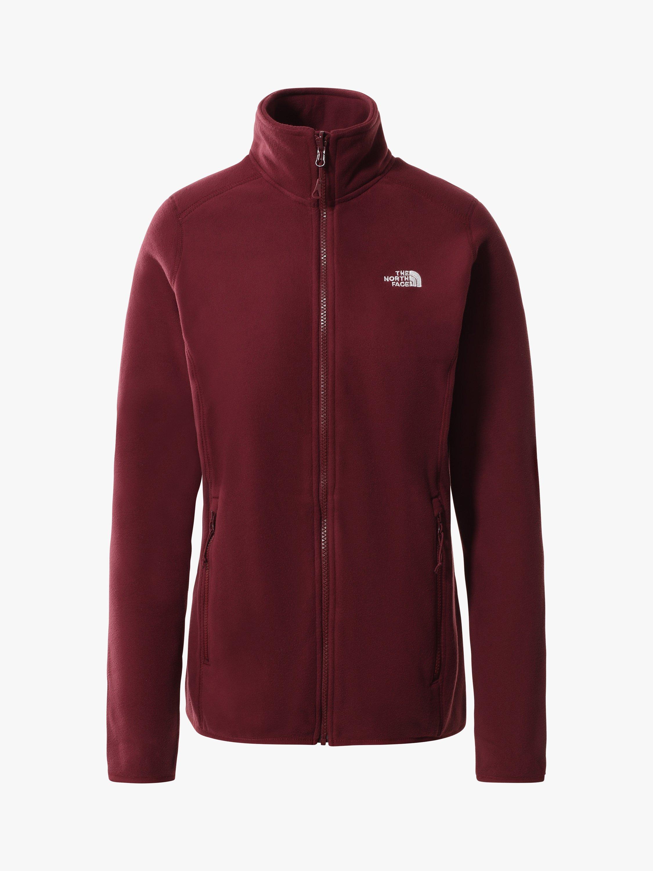 The North Face 100 Glacier Full Zip Women's Fleece, Regal Red