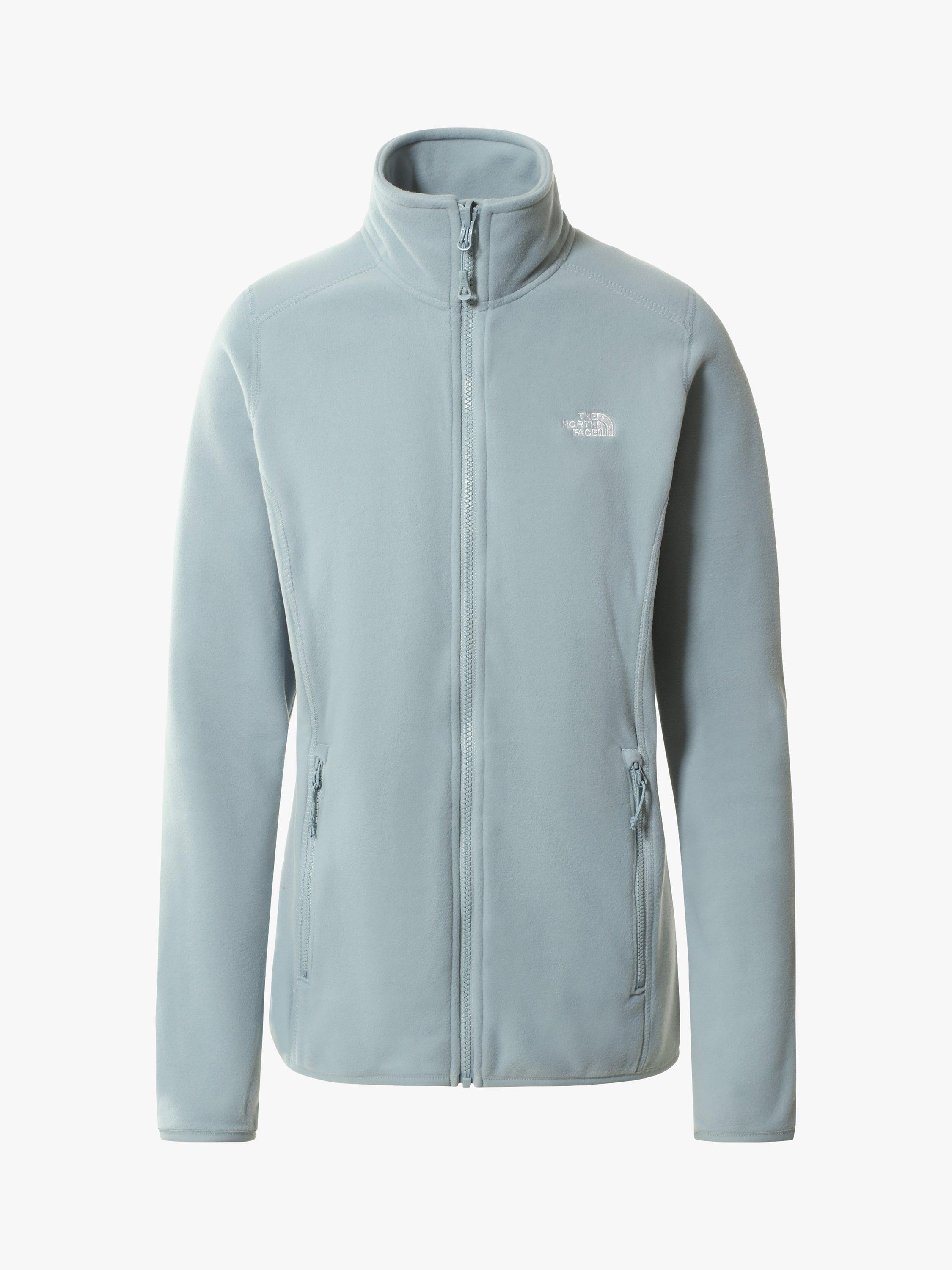 The North Face 100 Glacier Full Zip Women's Fleece, Silver Blue