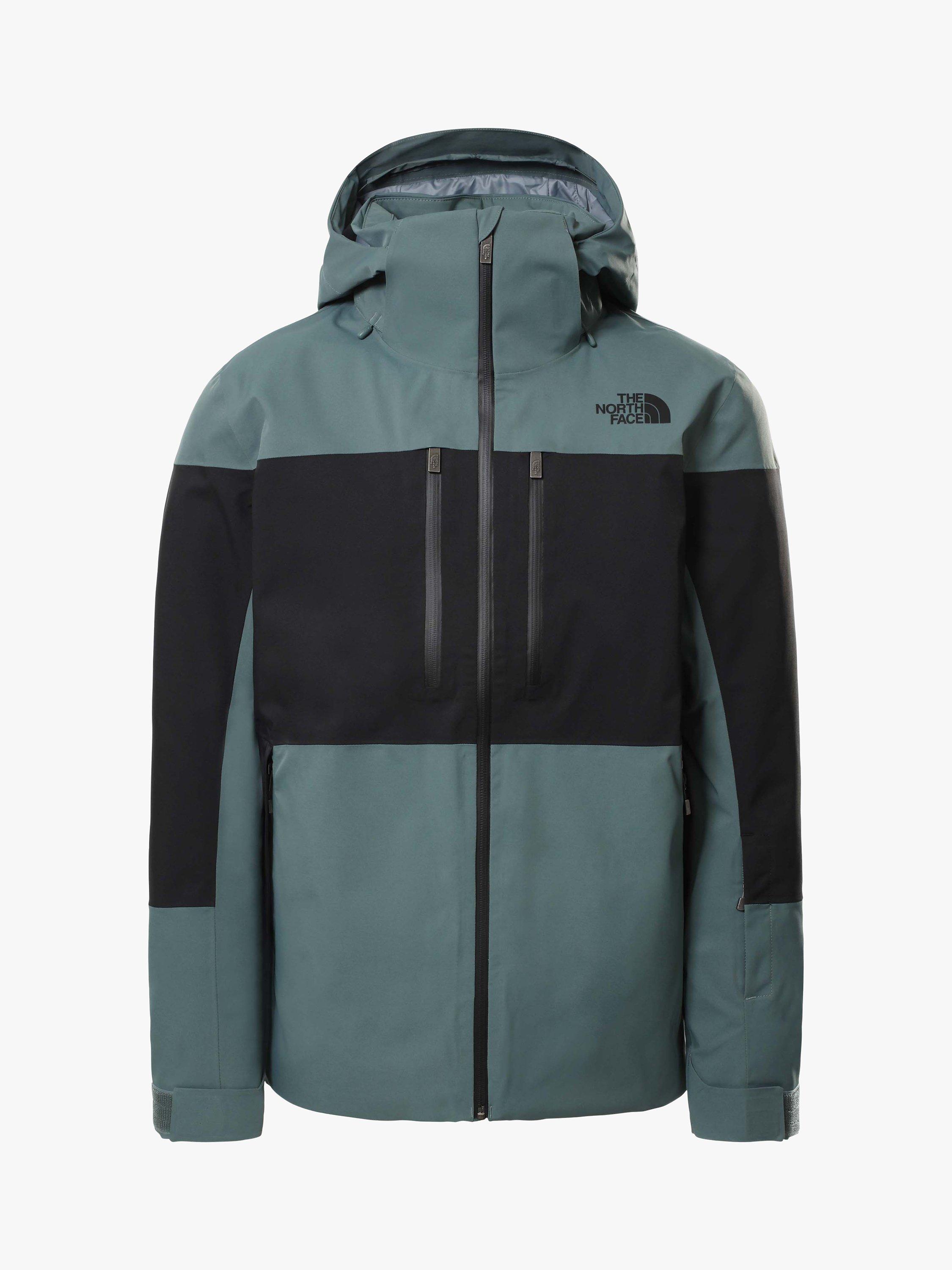 The North Face Chakal Men's Waterproof Ski Jacket, Tnf Black/Balsam Green