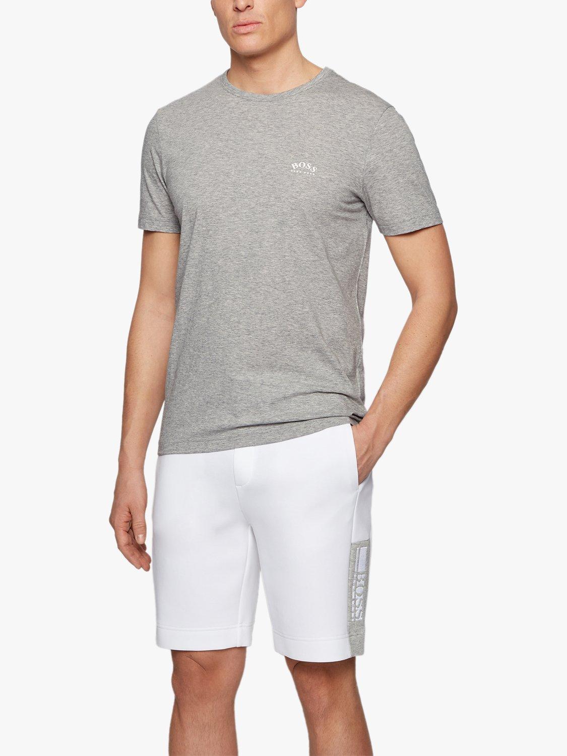 BOSS Curved Tee, Open Grey, S