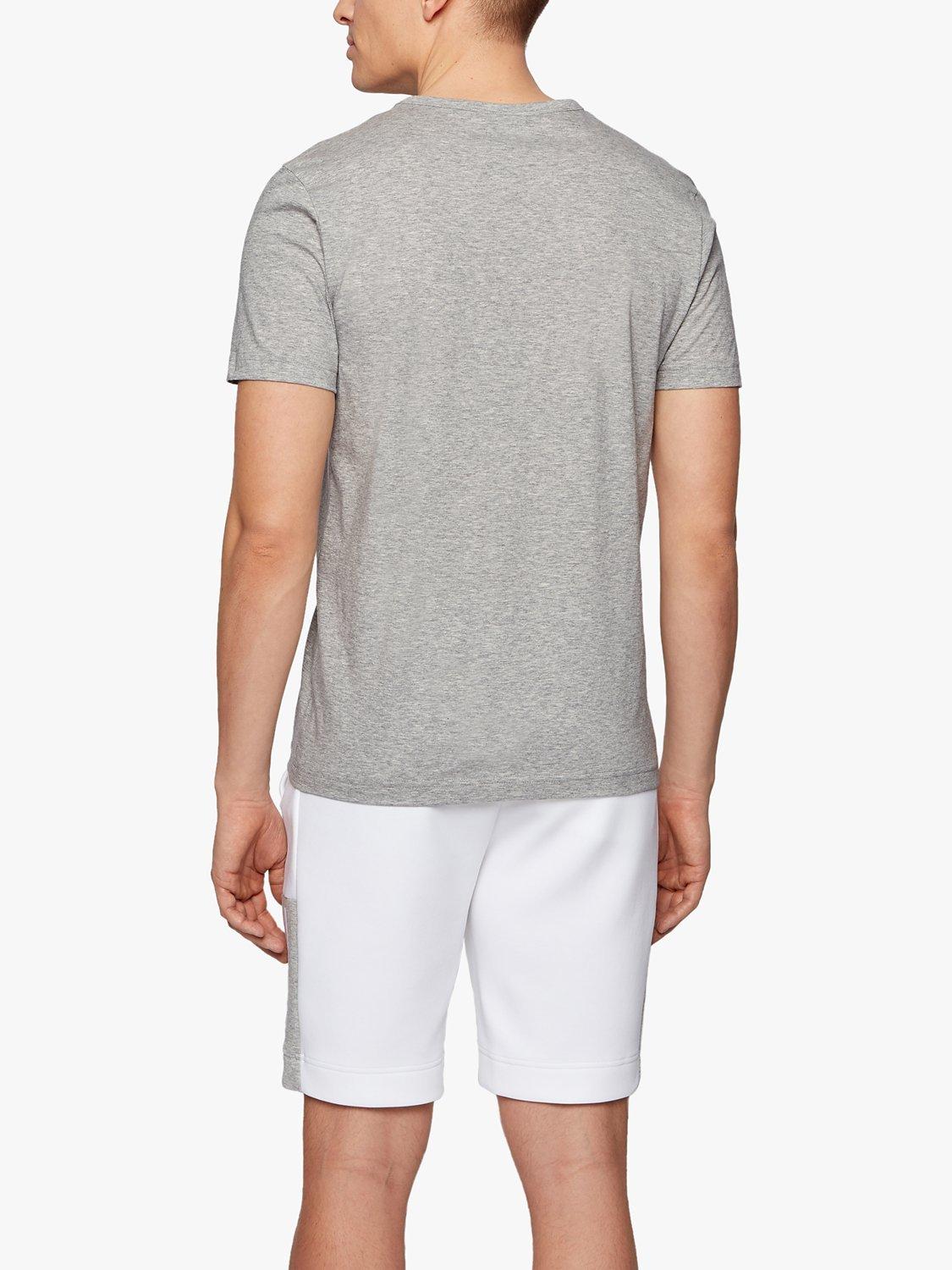 BOSS Curved Tee, Open Grey, S