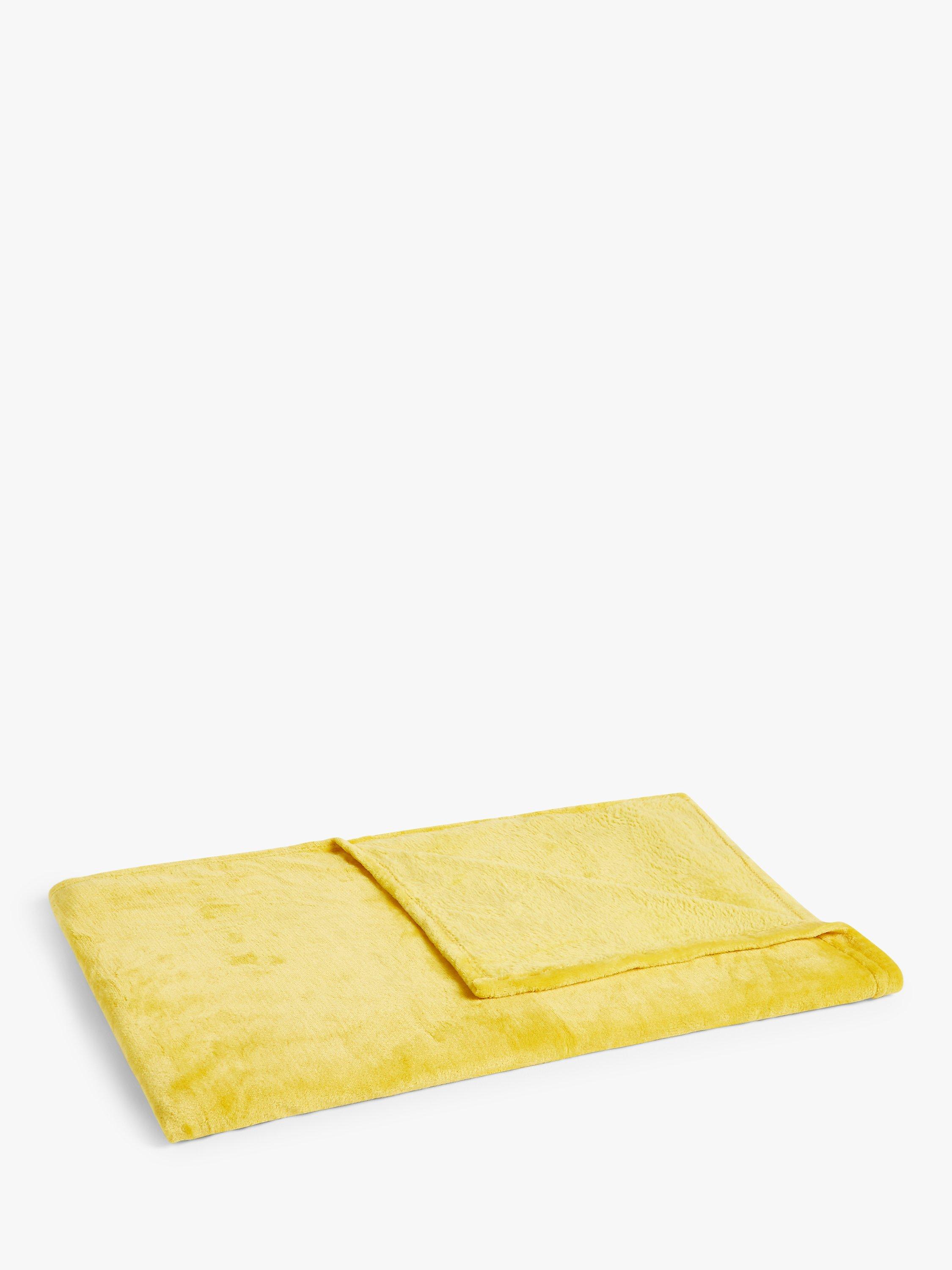 John lewis throws yellow clearance