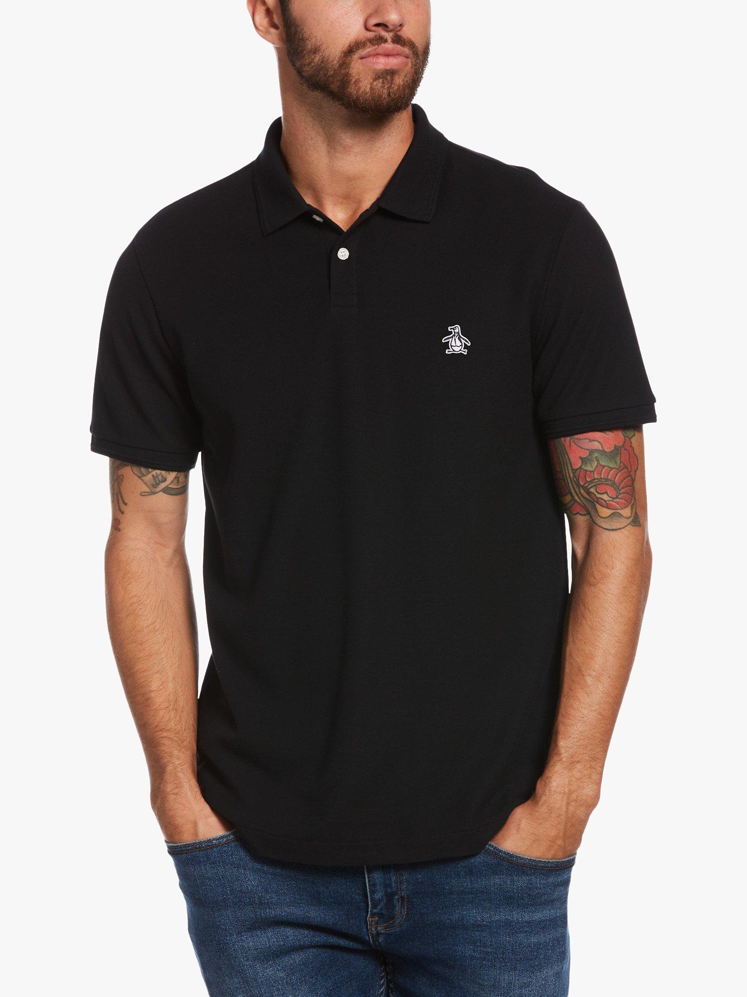 Original Penguin Daddy Pique Polo Shirt, 010 True Black