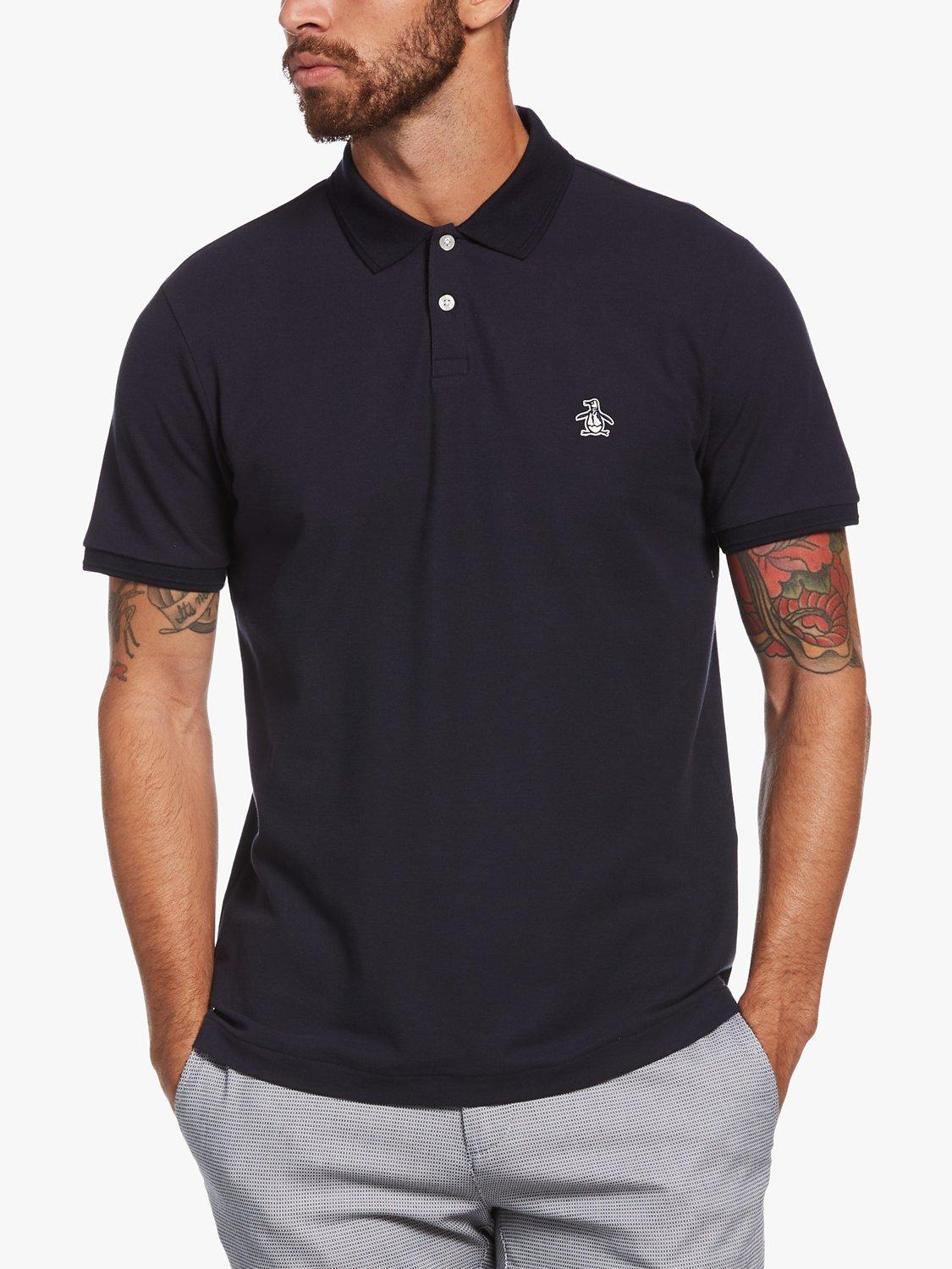 Original Penguin Daddy Pique Polo Shirt, 413 Dark Sapphire