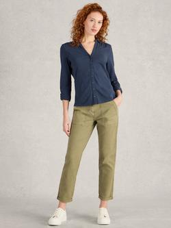 White Stuff Annie Jersey Shirt, French Navy