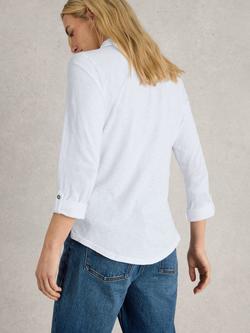 White Stuff Annie Jersey Shirt - view 2, Brilliant White