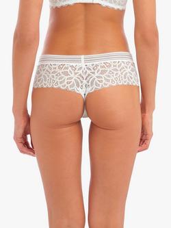 Wacoal Raffiné Tanga Knickers - view 2, White