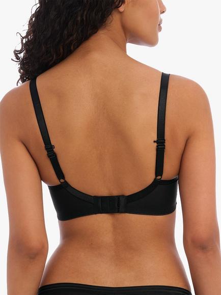 Freya Tailored Underwired Plunge T-Shirt Bra - view 2, Black
