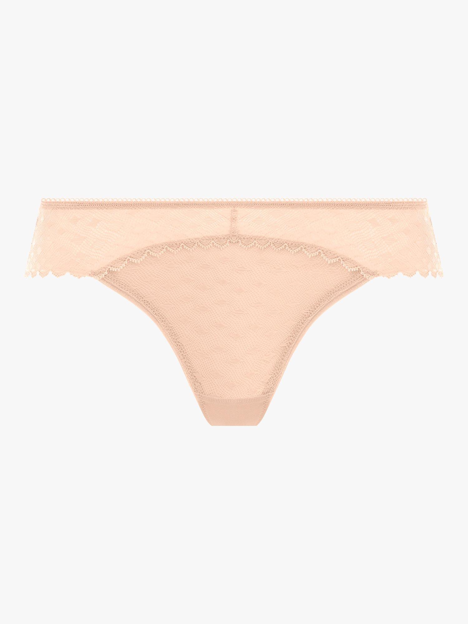 Product image 4 of 4, which shows Freya Signature Brazilian Knickers, Beige, XL