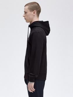 Fred Perry Zip Through Hoodie - view 2, Black