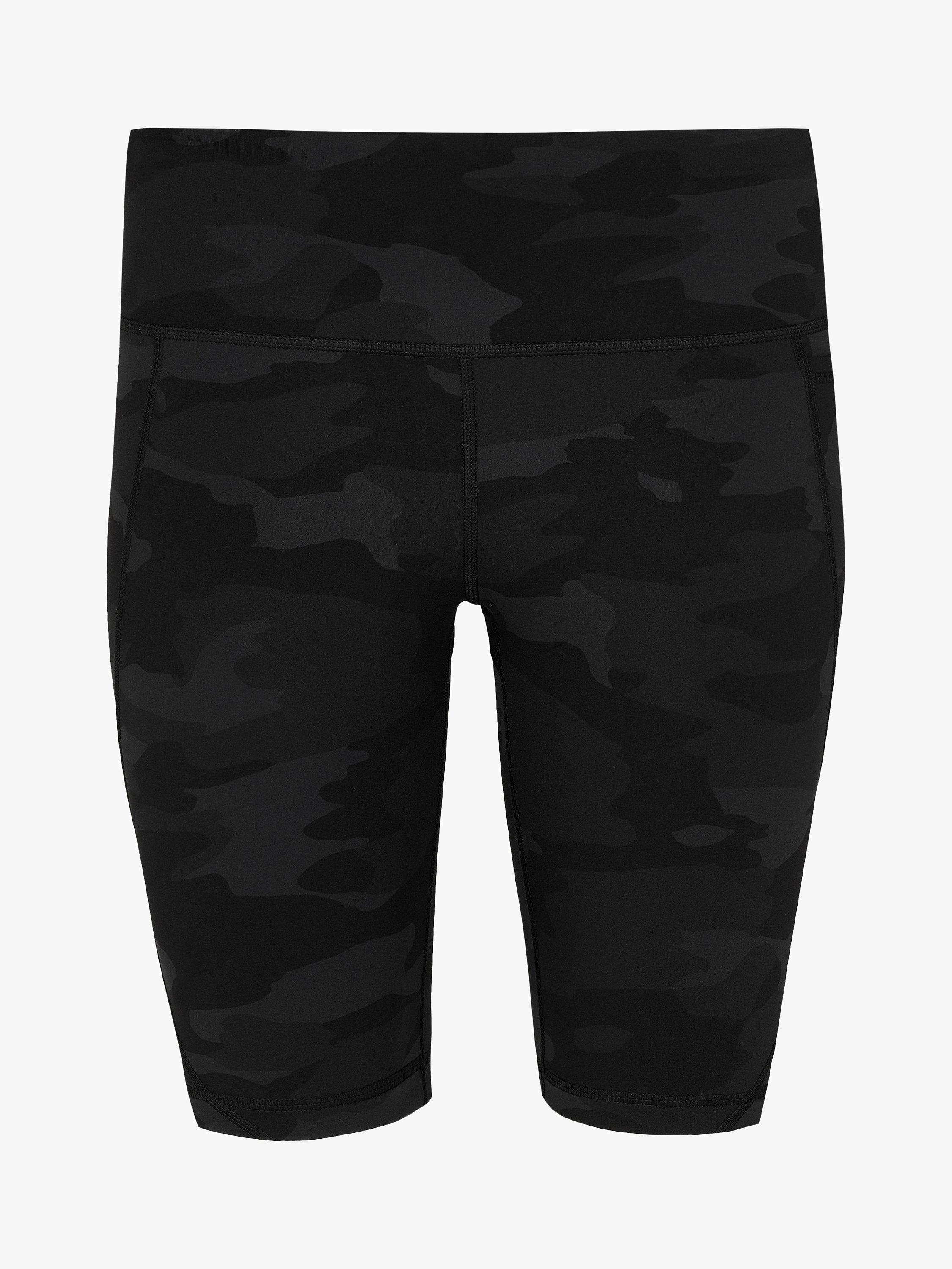 Product image 11 of 11, which shows Sweaty Betty Power 9" Biker Shorts, Black Camo, XXS