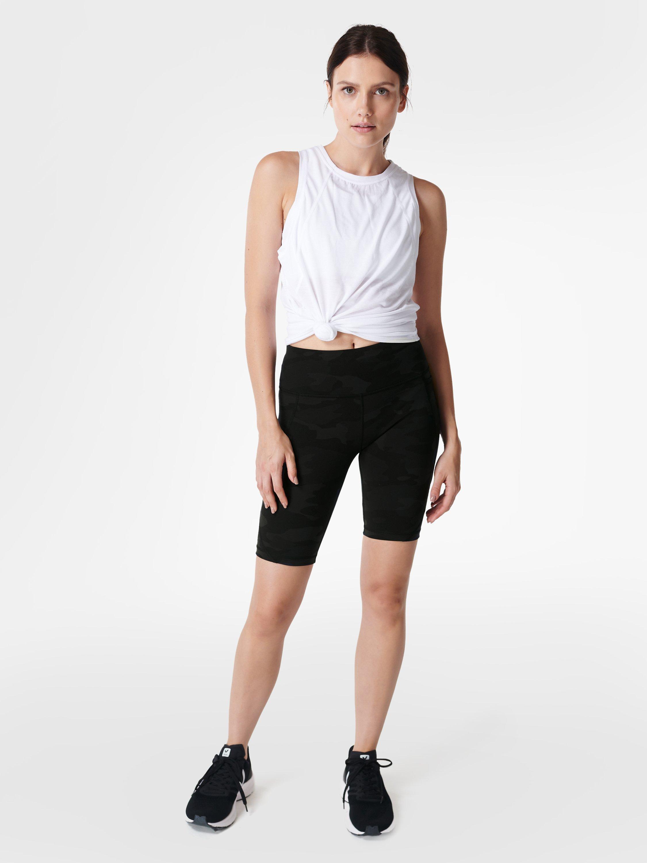 Sweaty Betty Power 9" Biker Shorts, Black, XXS