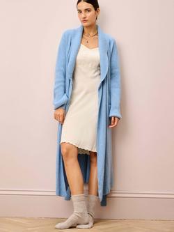 Brora Embroidered Silk Slip Dress - view 2, Ivory