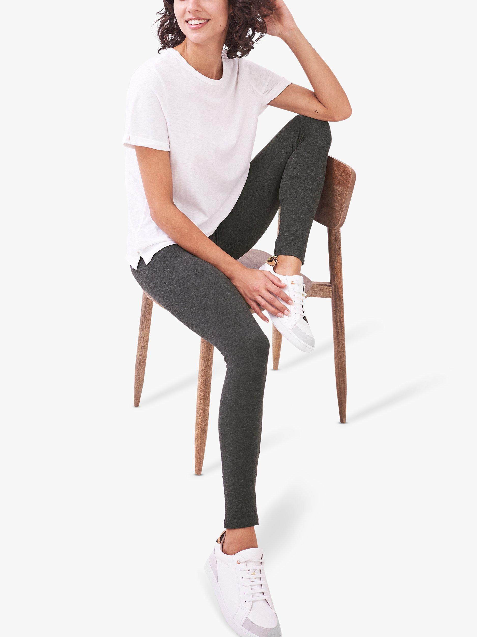 White Stuff Maddie Leggings, Grey Marl, 14