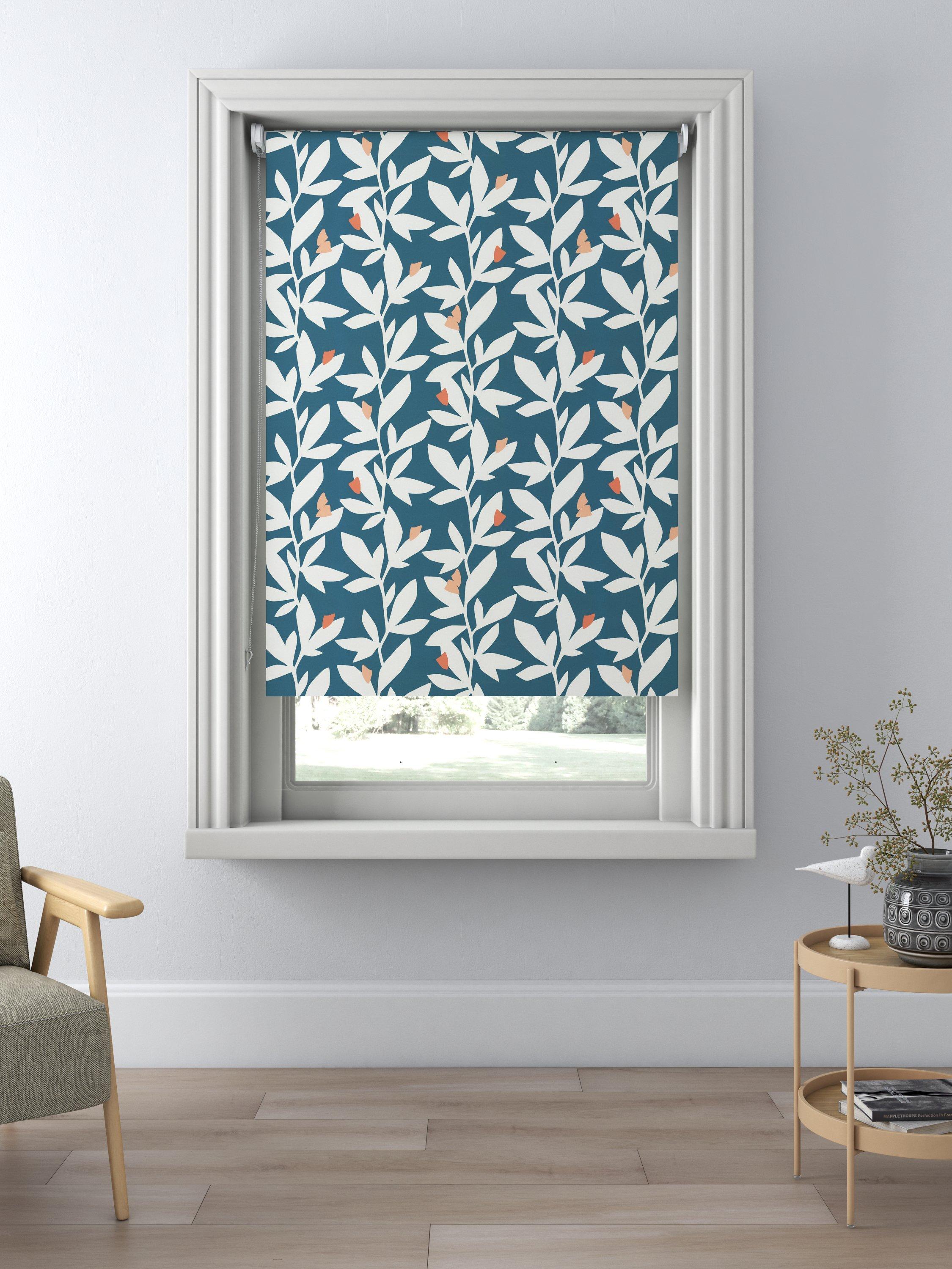 John Lewis Lula Blackout/Thermal Roller Blind, Fjord