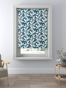 John Lewis Lula Blackout/Thermal Roller Blind, Fjord, Fjord