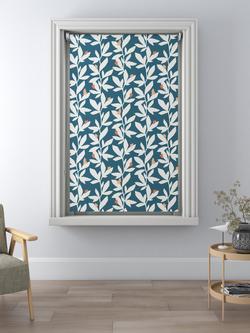 John Lewis Lula Blackout/Thermal Roller Blind, Fjord - view 2, Fjord