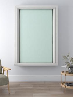 John Lewis Textured Weave Blackout/Thermal Roman Blind - view 2, Duck Egg