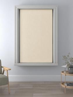 John Lewis Textured Weave Blackout/Thermal Roman Blind - view 2, Cream
