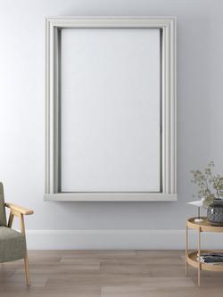 John Lewis Textured Weave Blackout/Thermal Roman Blind - view 2, White