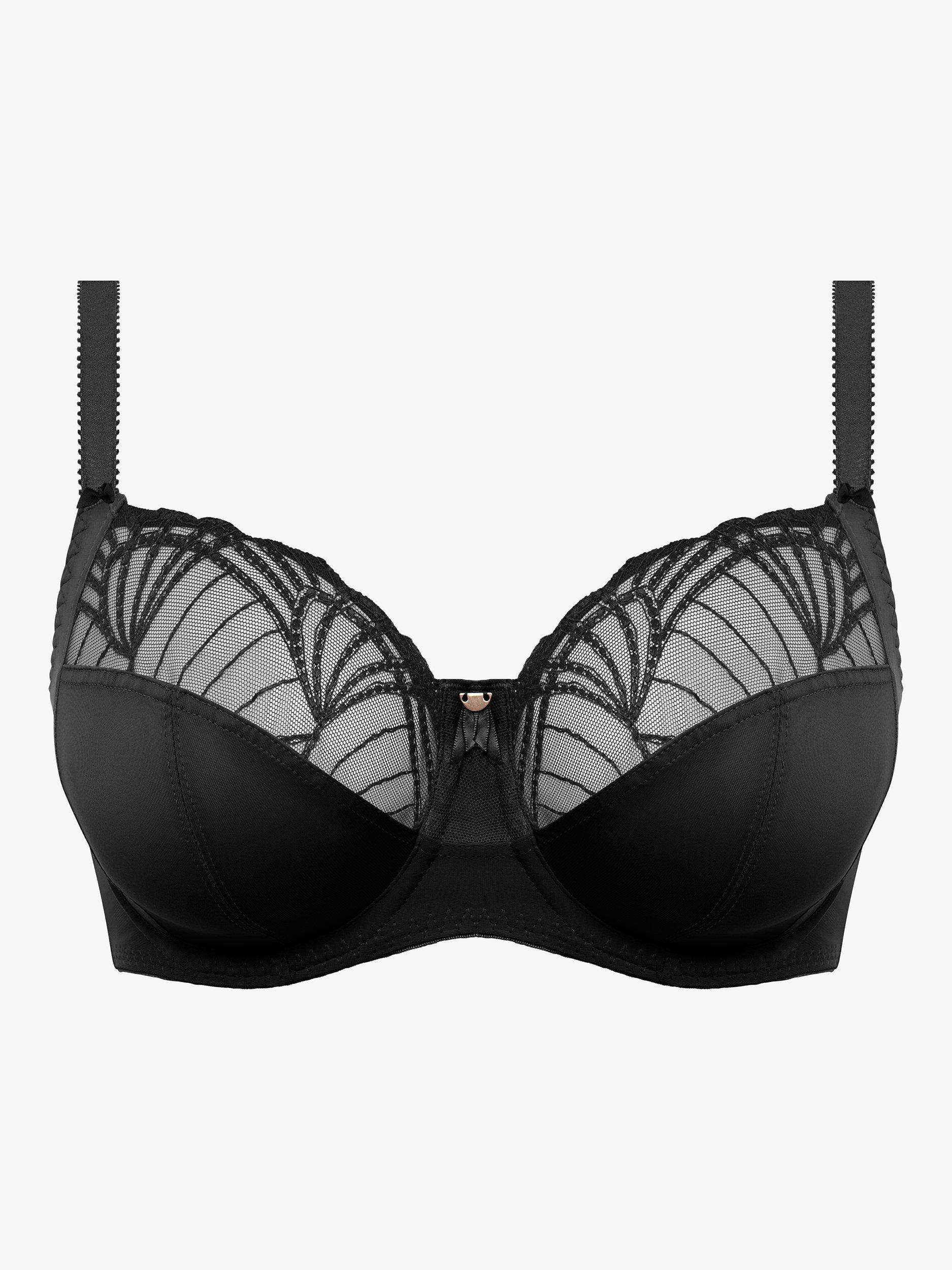 Fantasie Adelle Underwired Side Support Full Cup Bra, Black, 30DD