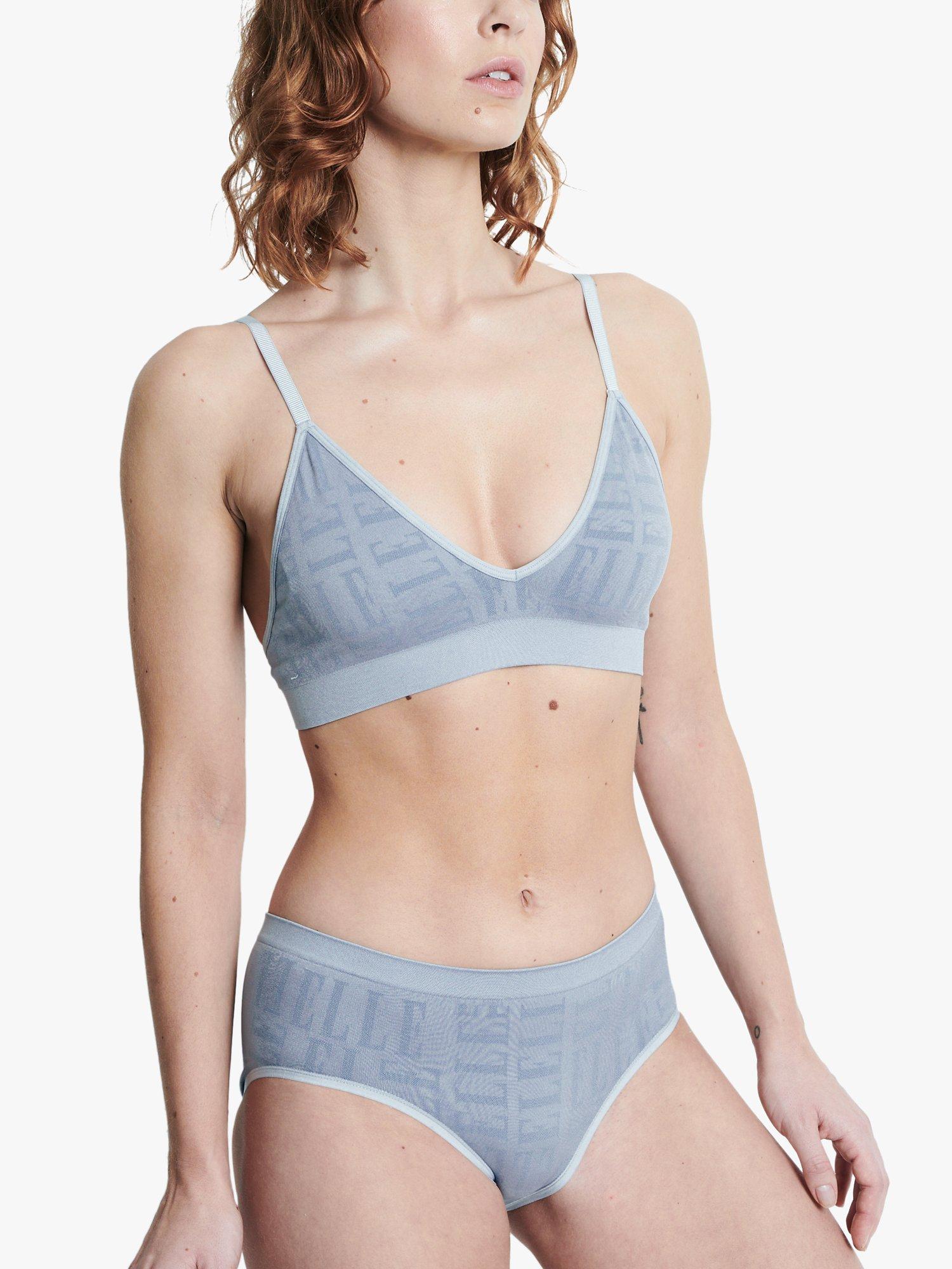 ELLE Signature Bralette, Blue Fog