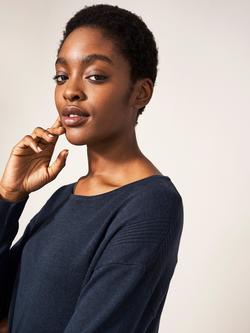 White Stuff Olivia Jumper - view 2, Fr Navy