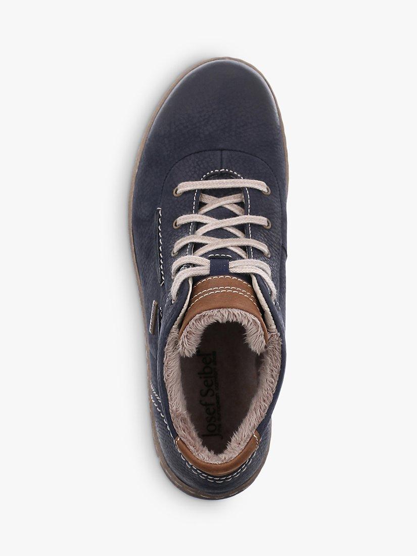 Product image 4 of 5, which shows Josef Seibel Steffi 53 Leather Waterproof Ankle Boots, Blue Ocean, 5