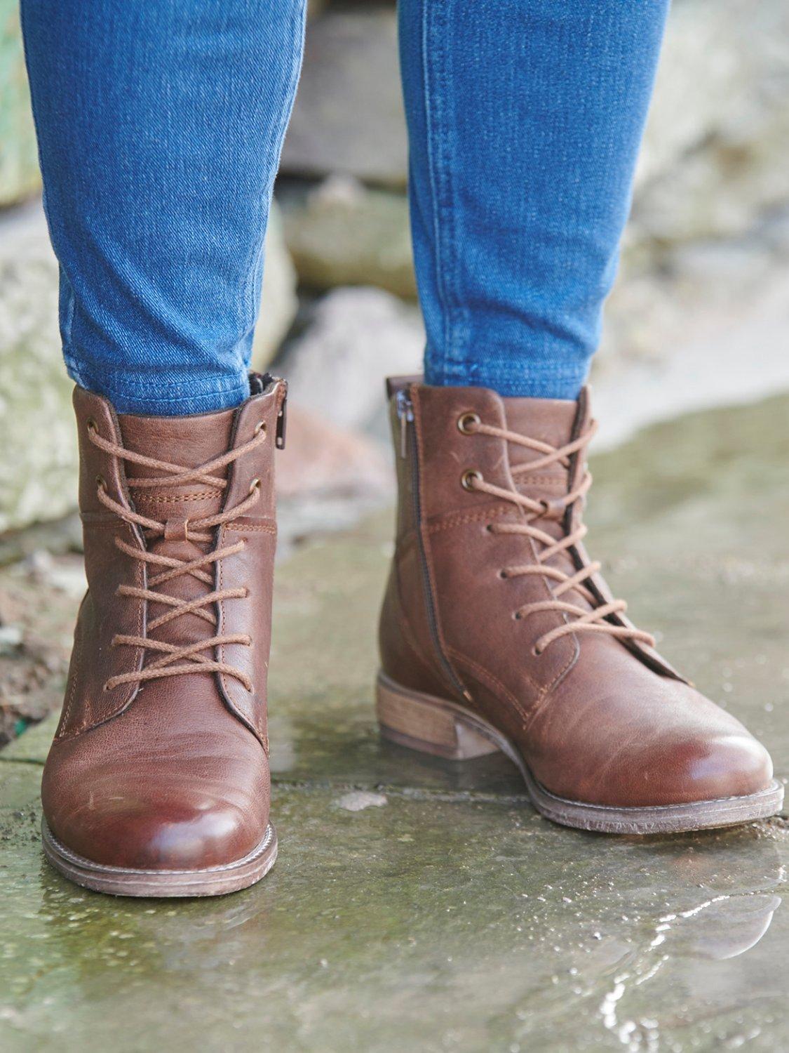 Product image 2 of 4, which shows Josef Seibel Selena 50 Waterproof Ankle Boots, Brown, 5