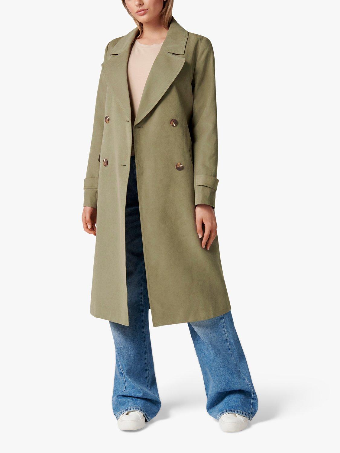 Forever New Johanna Trench Coat Light Khaki