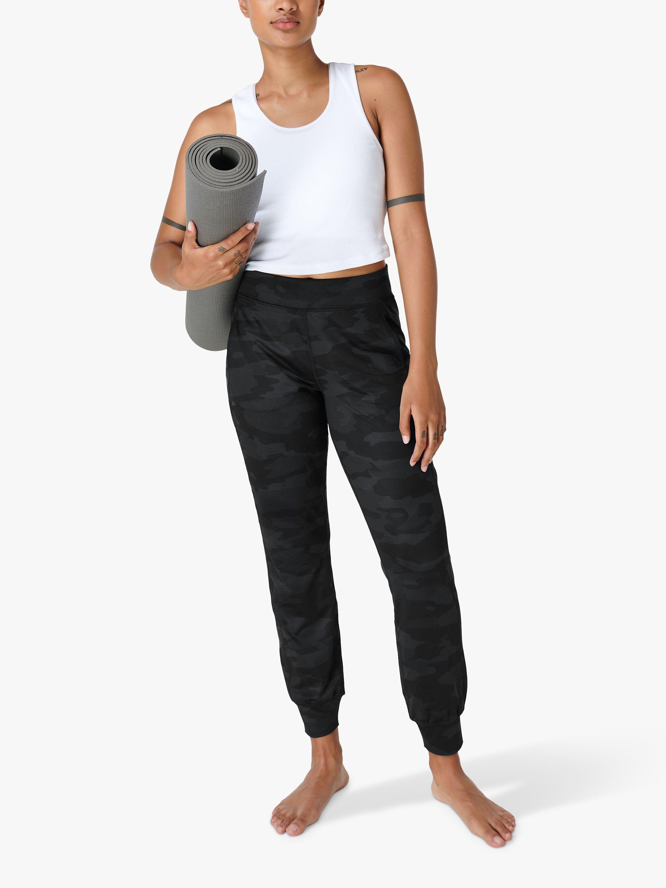 Sweaty Betty Gary Yoga Pants, Black Camo, L