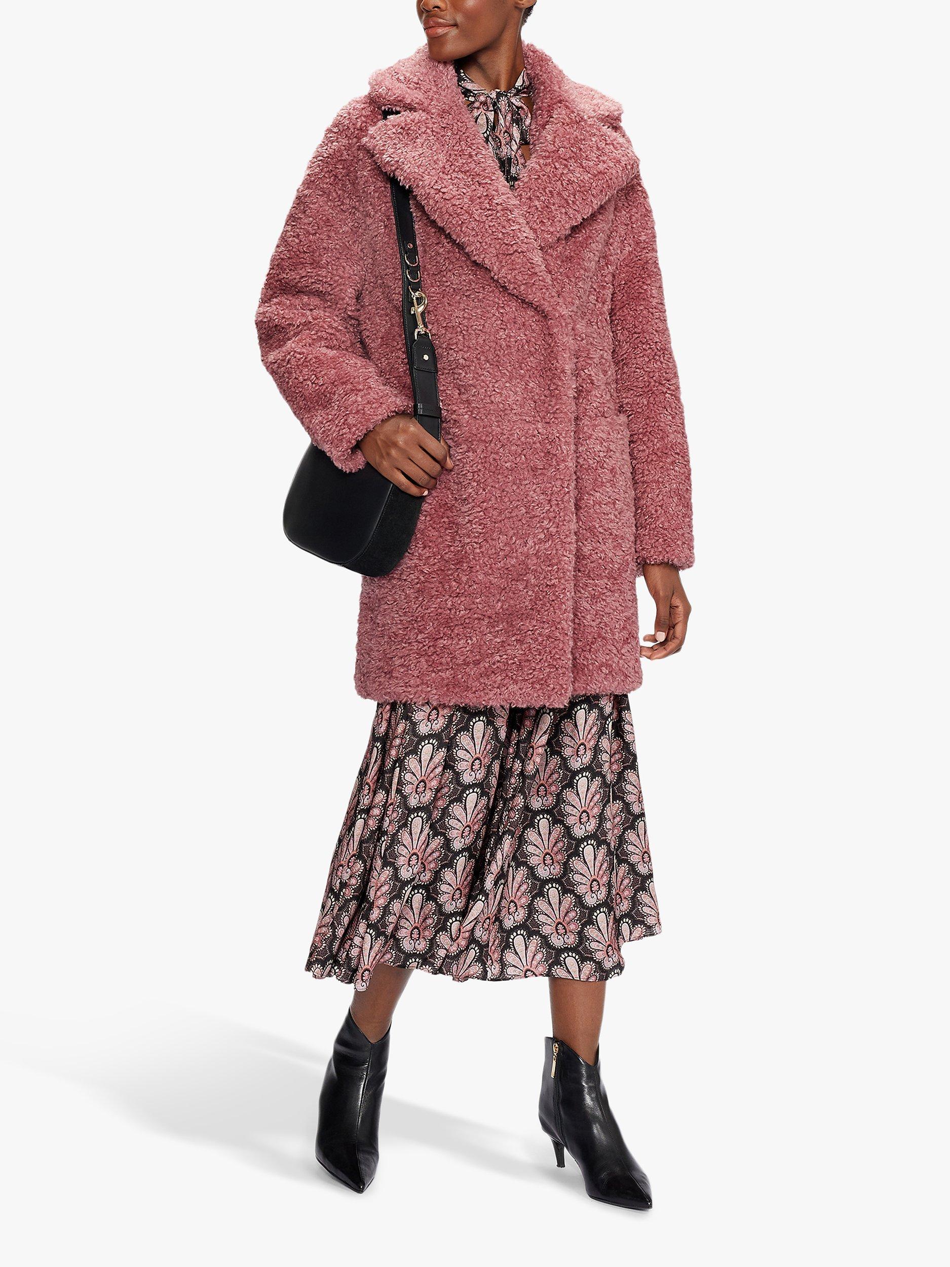 TED BAKER ☆ コート Kayyti Ted Baker Kayyti Faux Fur Coat, Pink