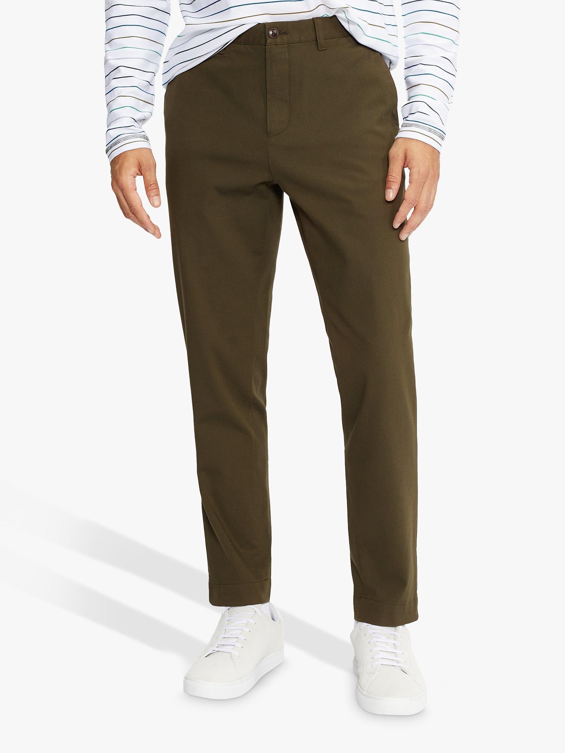 Ted Baker Genbee Cotton Lyocell Chinos, Khaki