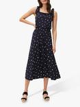 Phase Eight Allanna Floral Print Midi Dress, Navy