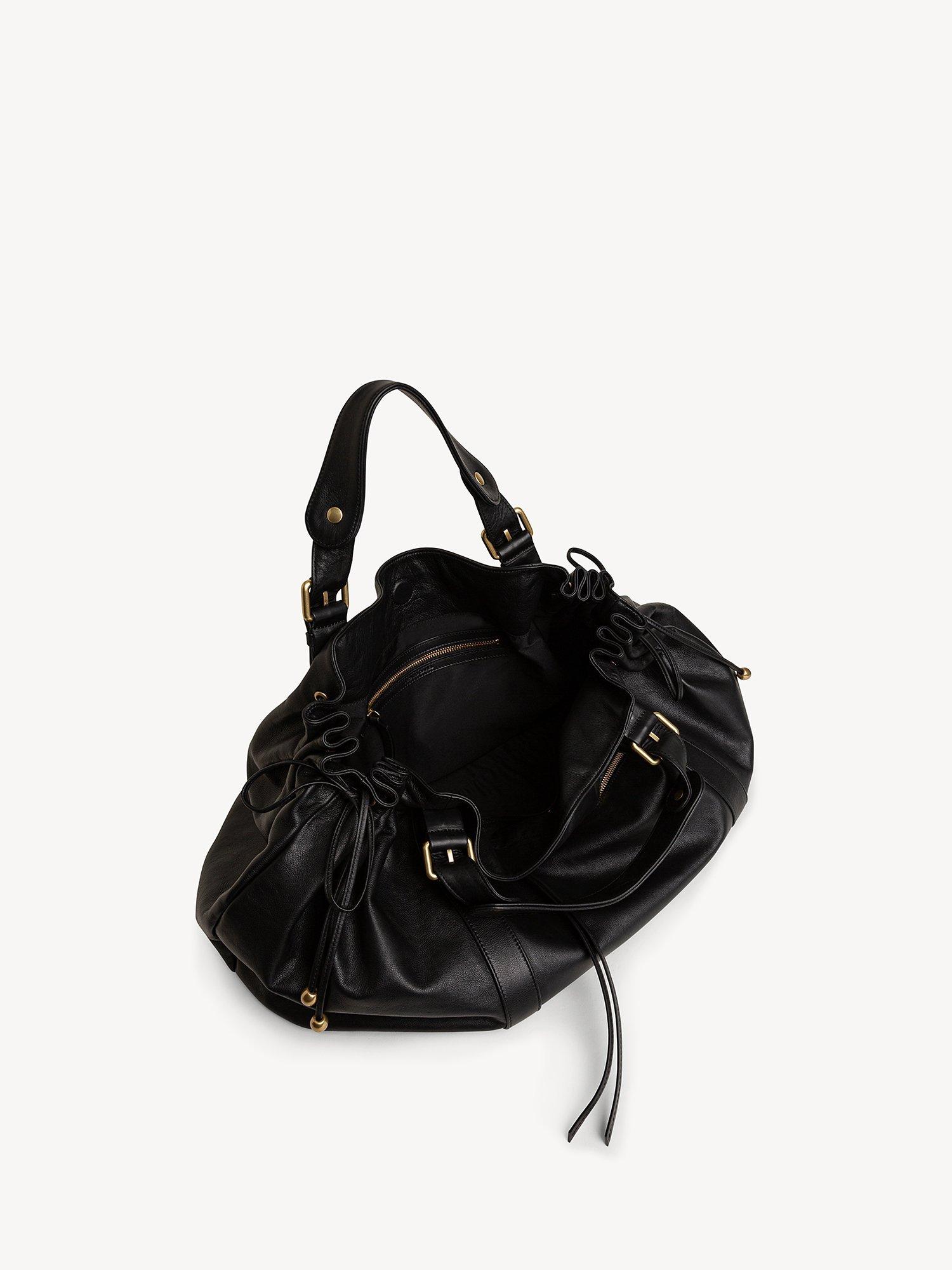 Product image 3 of 4, which shows Gerard Darel 72H Leather Weekend Bag, Black, One Size
