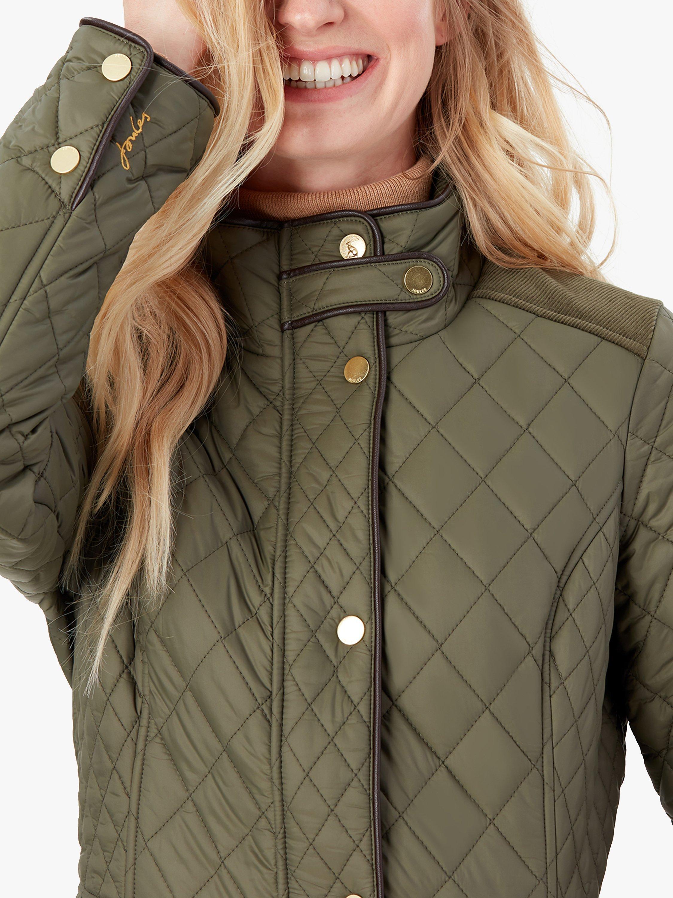 Joules Newdale Quilted Jacket Green