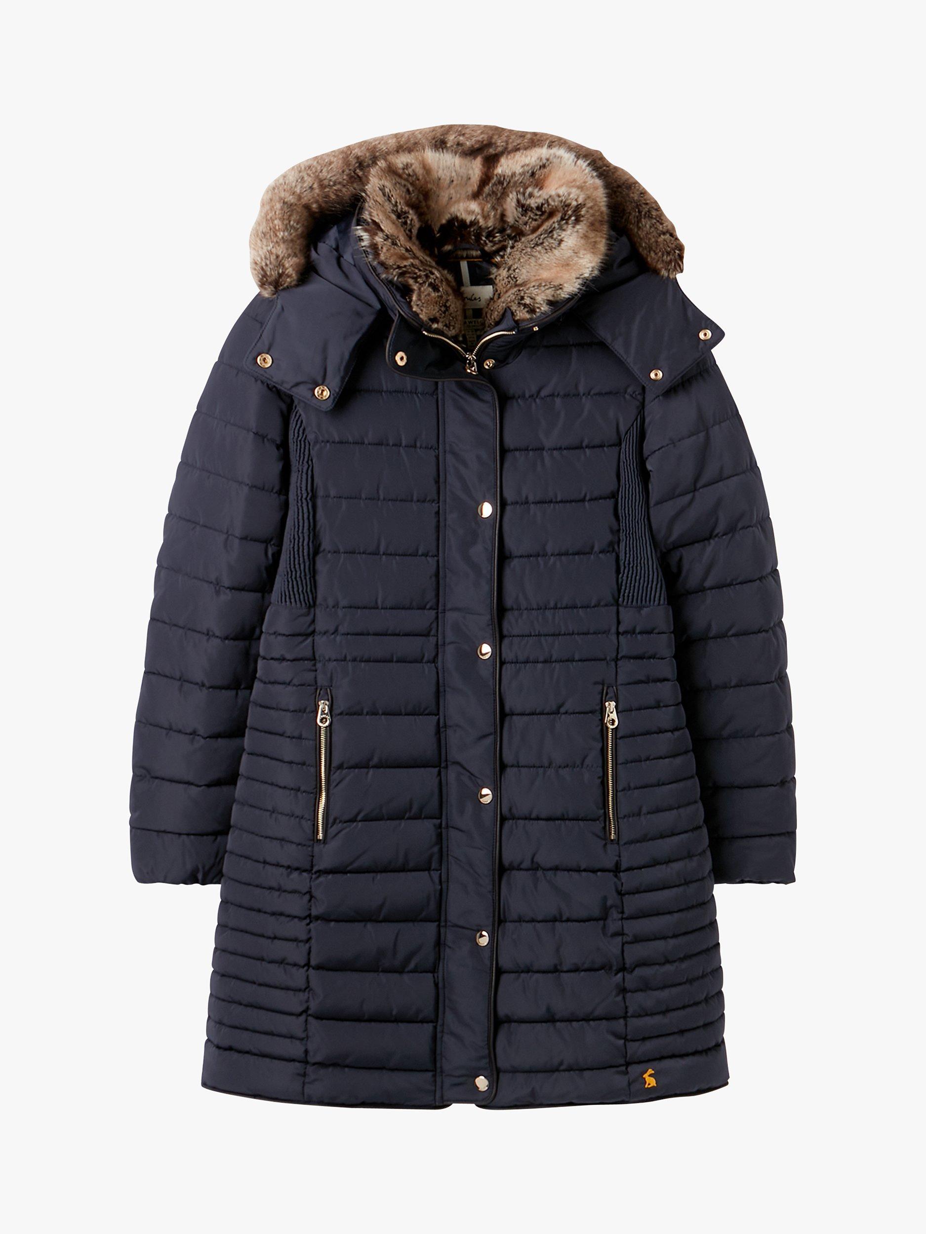 Joules Cherington Chevron Quilted Coat