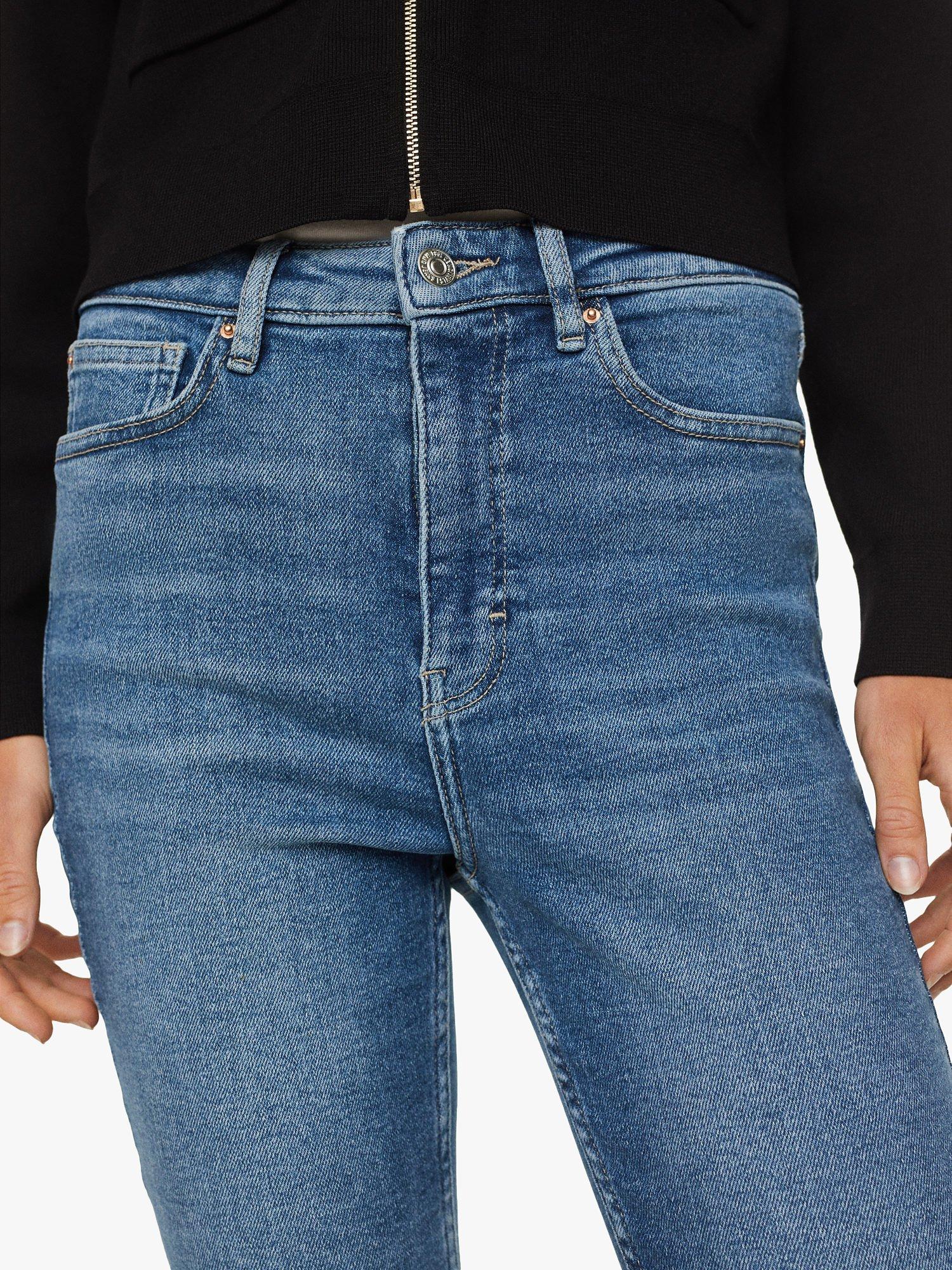 Product image 6 of 8, which shows Mango Soho Skinny Jeans, Open Blue, 10