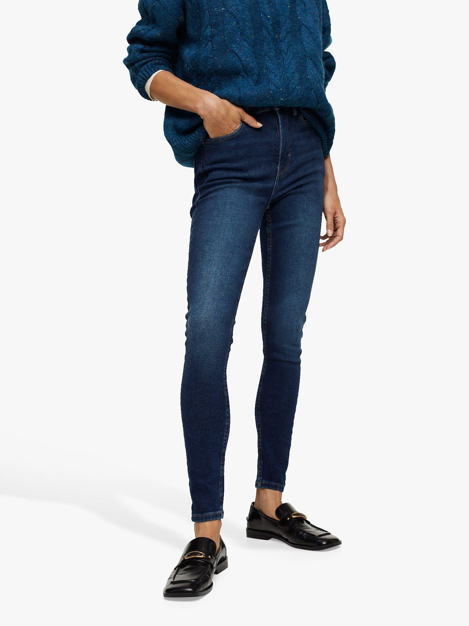 Mango Soho Skinny Jeans, Navy