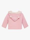 Trotters Lapinou Baby Teddy Cashmere Blend Coat, Pale Pink