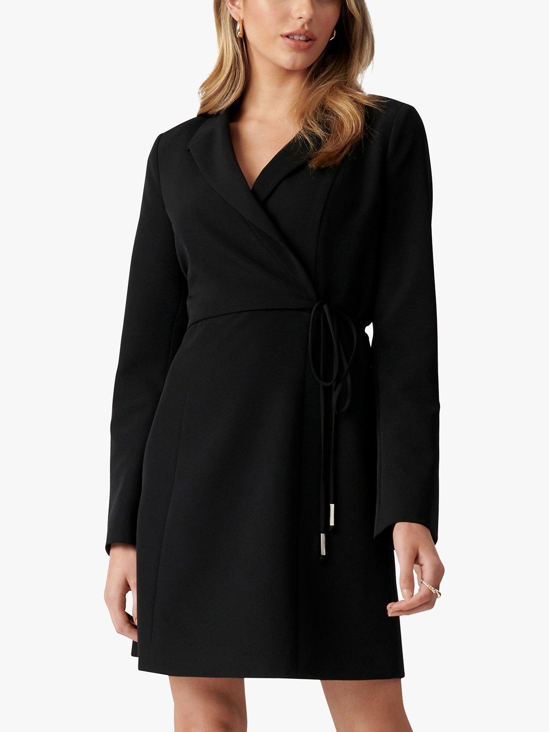 Forever New Aviva Wrap Dress, Black