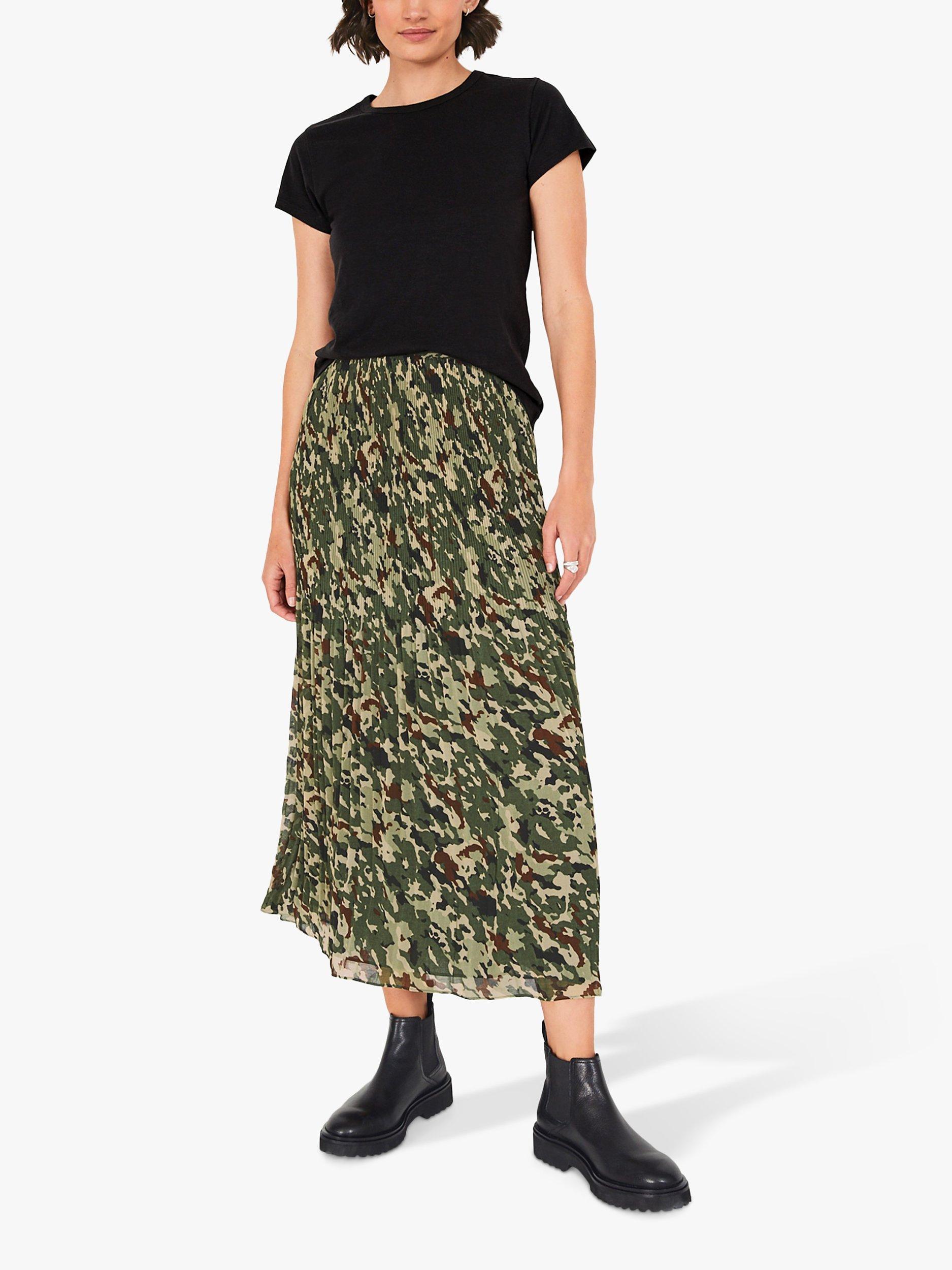 Camo midi skirt best sale