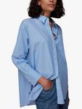 Whistles Oversized Stripe Cotton Shirt