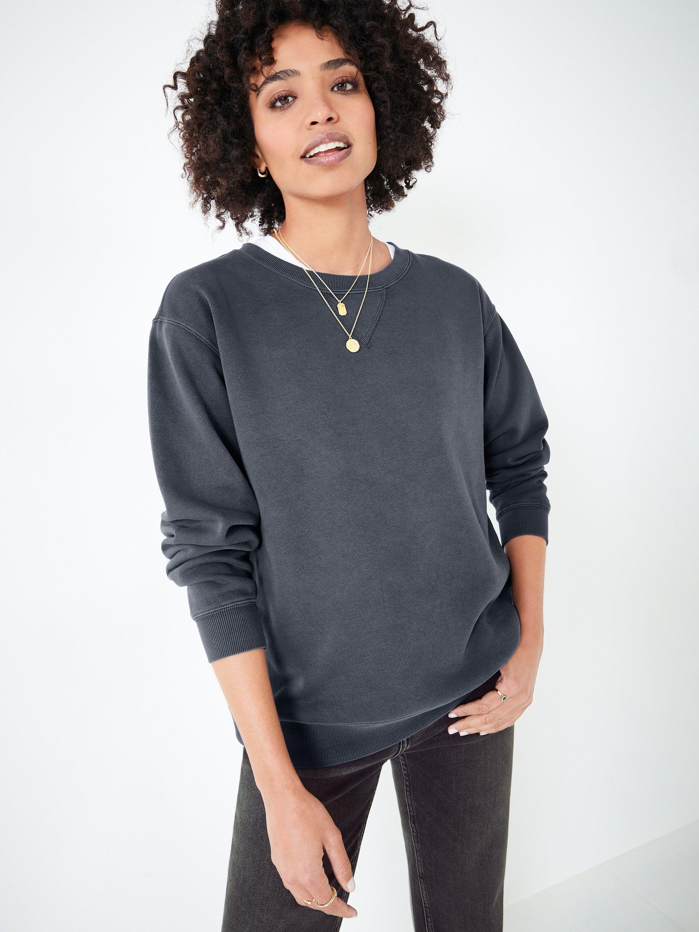 HUSH Danny Crew Neck Sweatshirt, Black