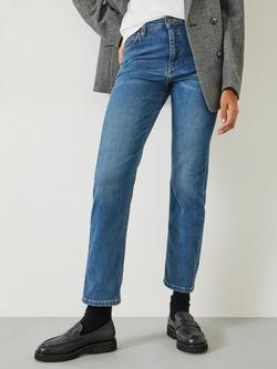 HUSH Agnes Ankle Grazer Jeans, Vintage Wash Blue, Vintage Wash Blue