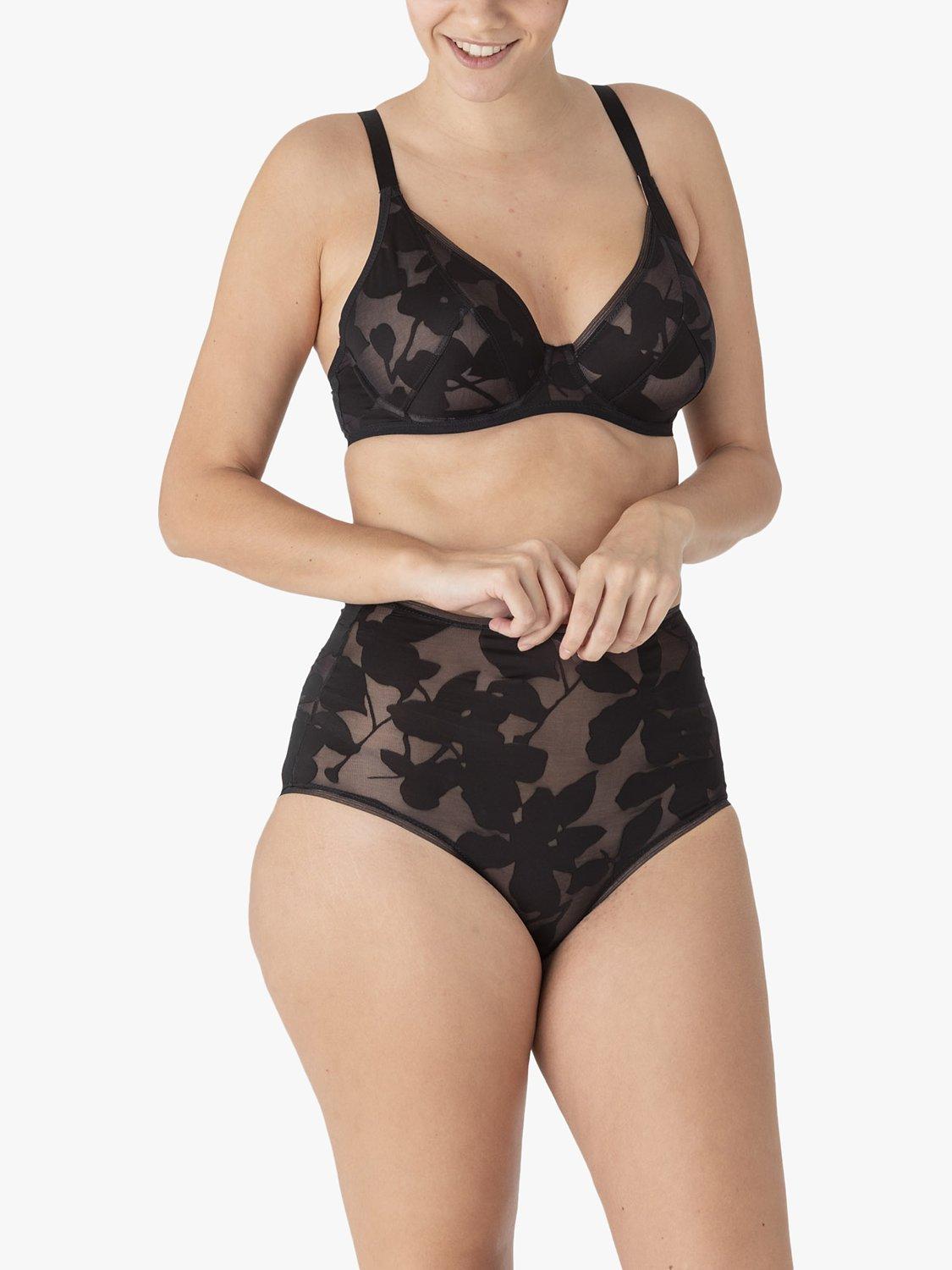 Maison Lejaby Ombrage High Waisted Knickers, Noir