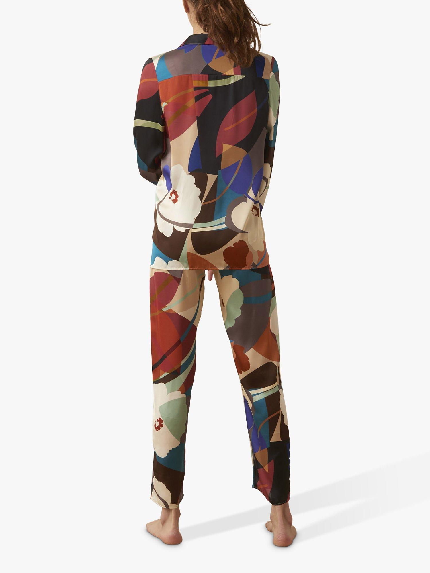 Product image 3 of 4, which shows Maison Lejaby Colour Flowers Pyjama Bottoms, Multi, S