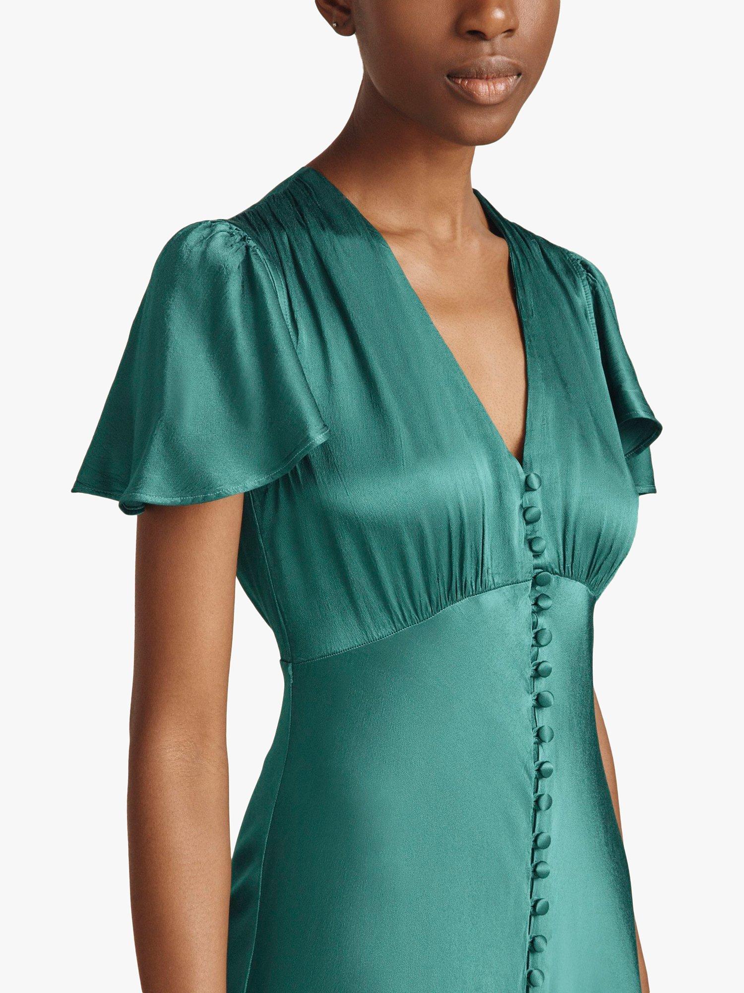 Ghost emerald green dress hotsell